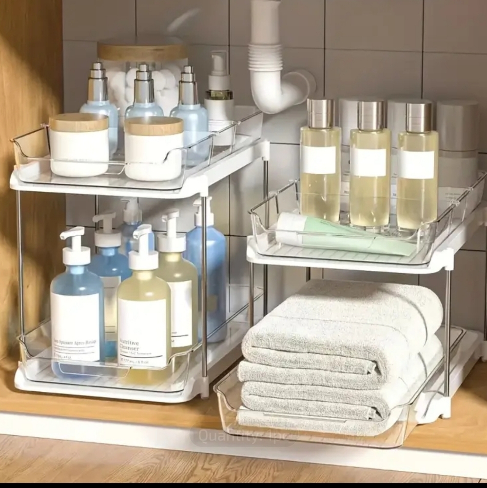 Clear Plastic Stackable Organizer